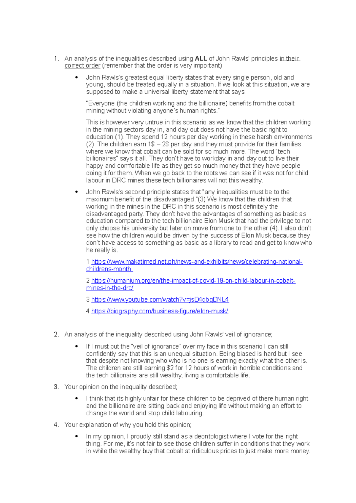 Sus 4 - An analysis of the inequalities described using ALL of John ...