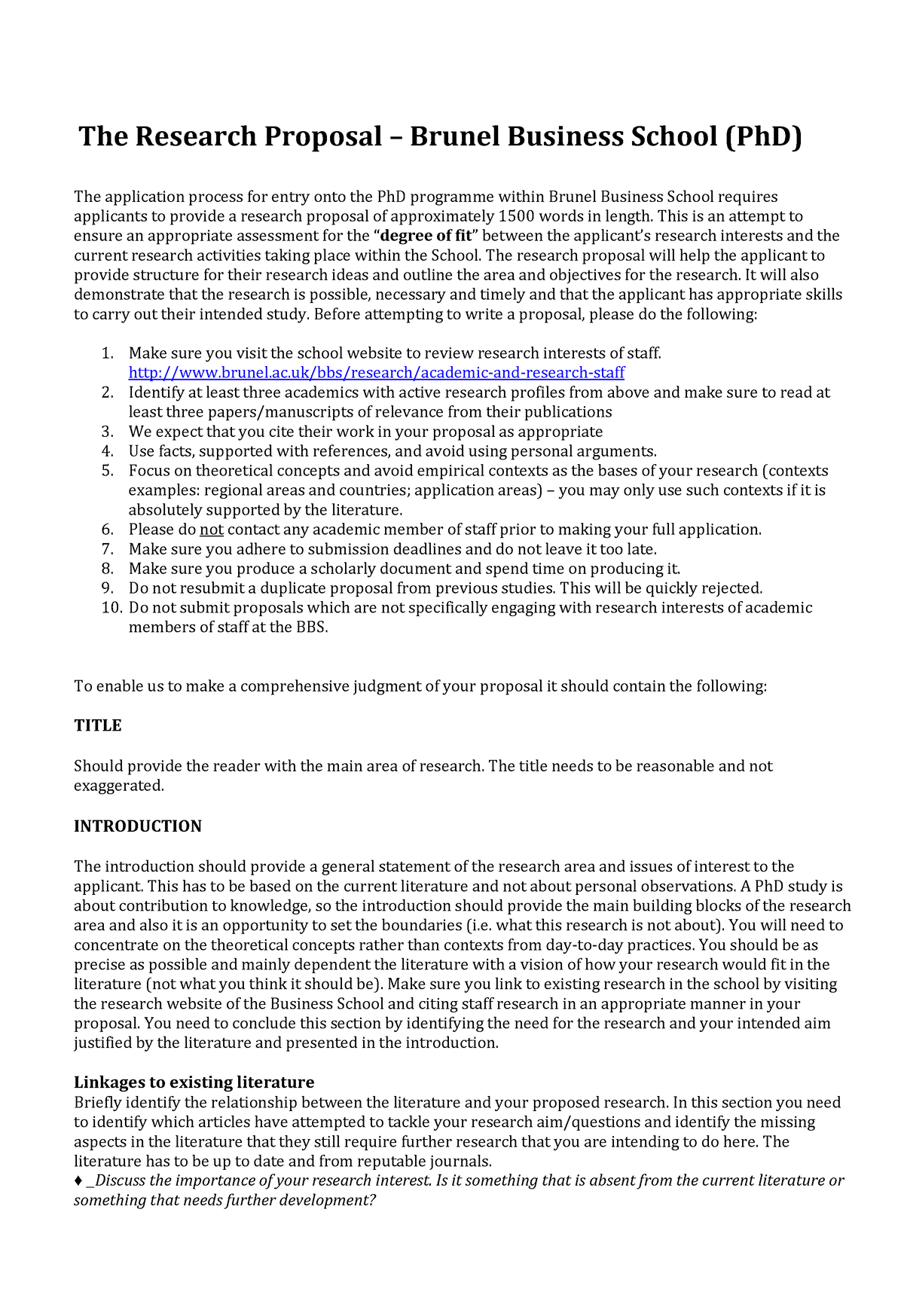 brunel phd research proposal