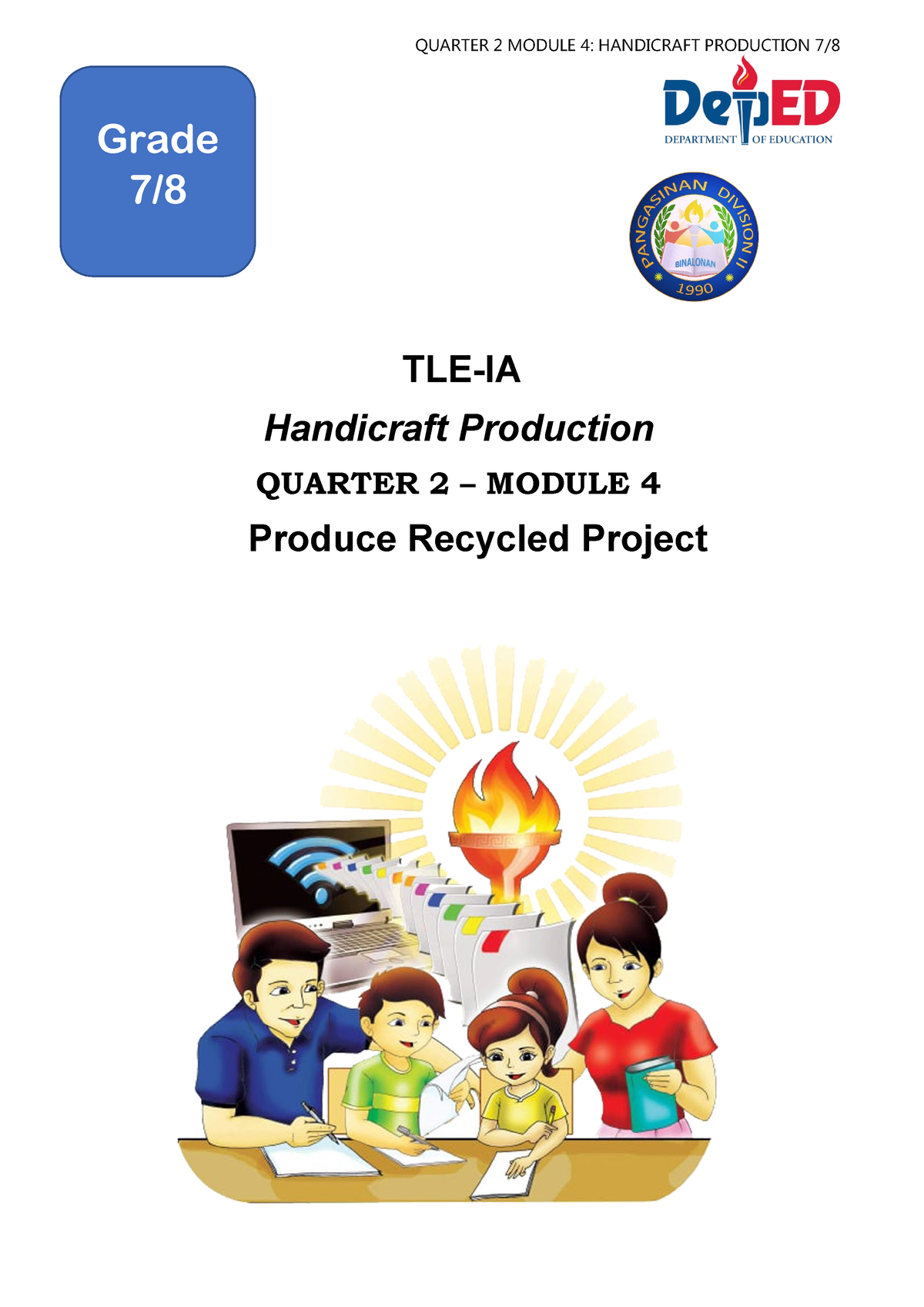 Q2 Module 4 G7 8 Handicraft Laoac NHS - TLE-IA Handicraft Production ...