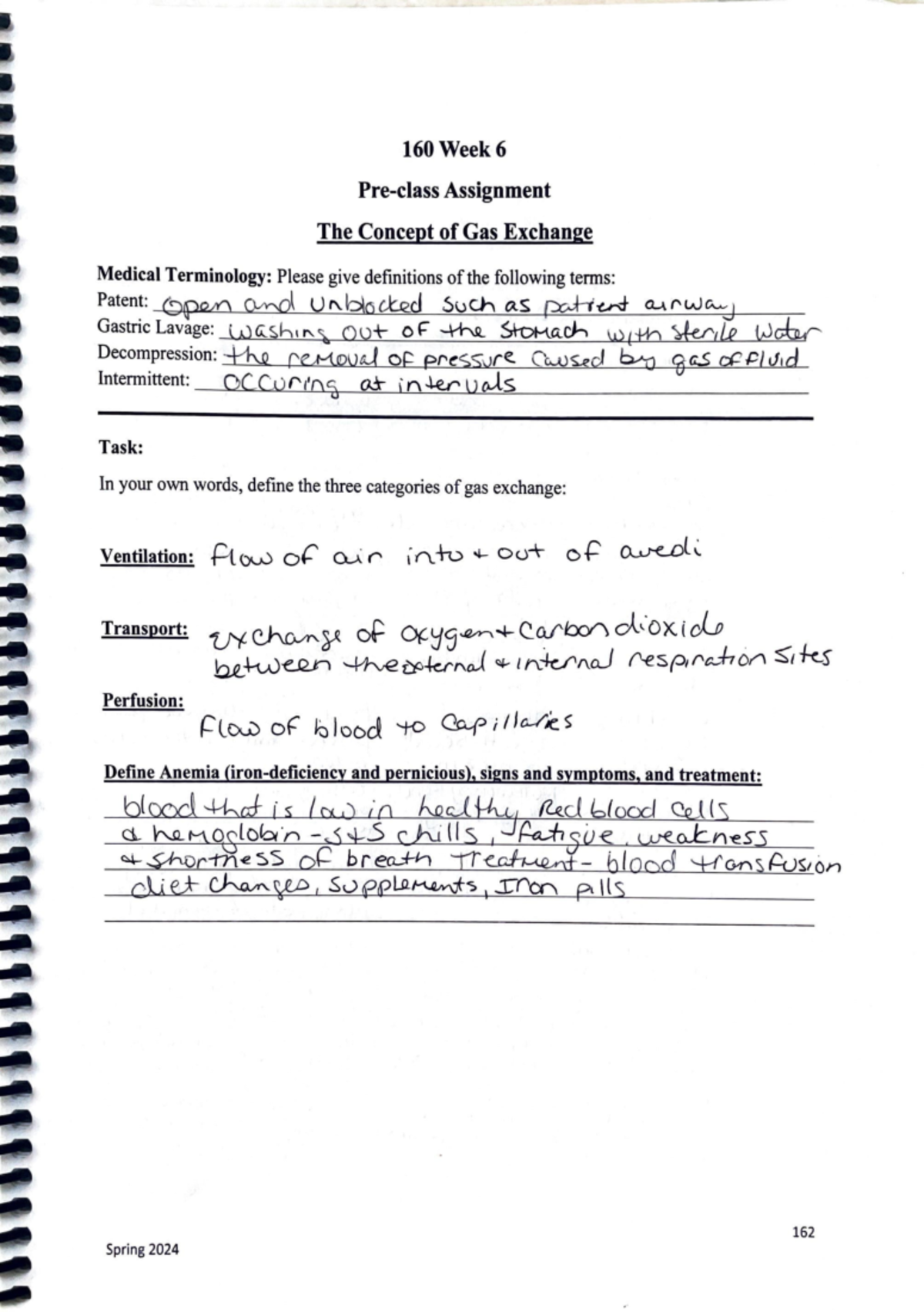 160 Homework 6 - Pre Class Assignment 6 - I I I • • • • • - I I A Di ...