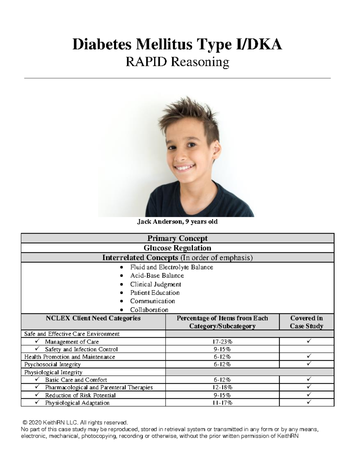 case study dm type 1