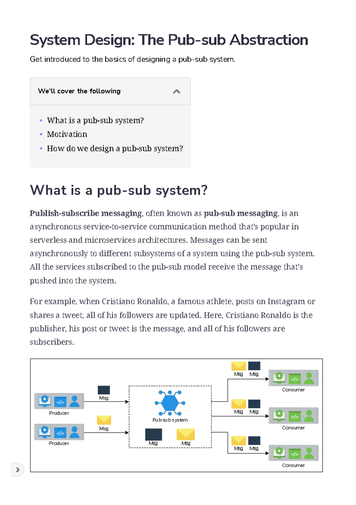 018-Pub-sub - System Design: The Pub-sub Abstraction Get introduced to ...
