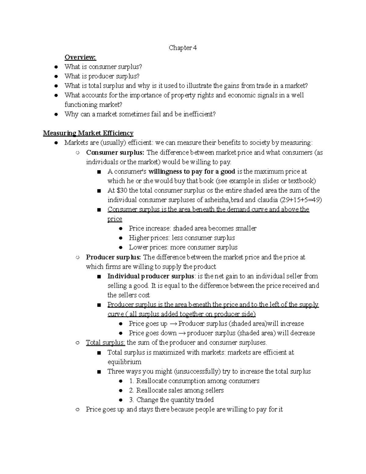 Chapter 4 - Lecture notes - Owen Svalestad - Chapter 4 Overview: What ...