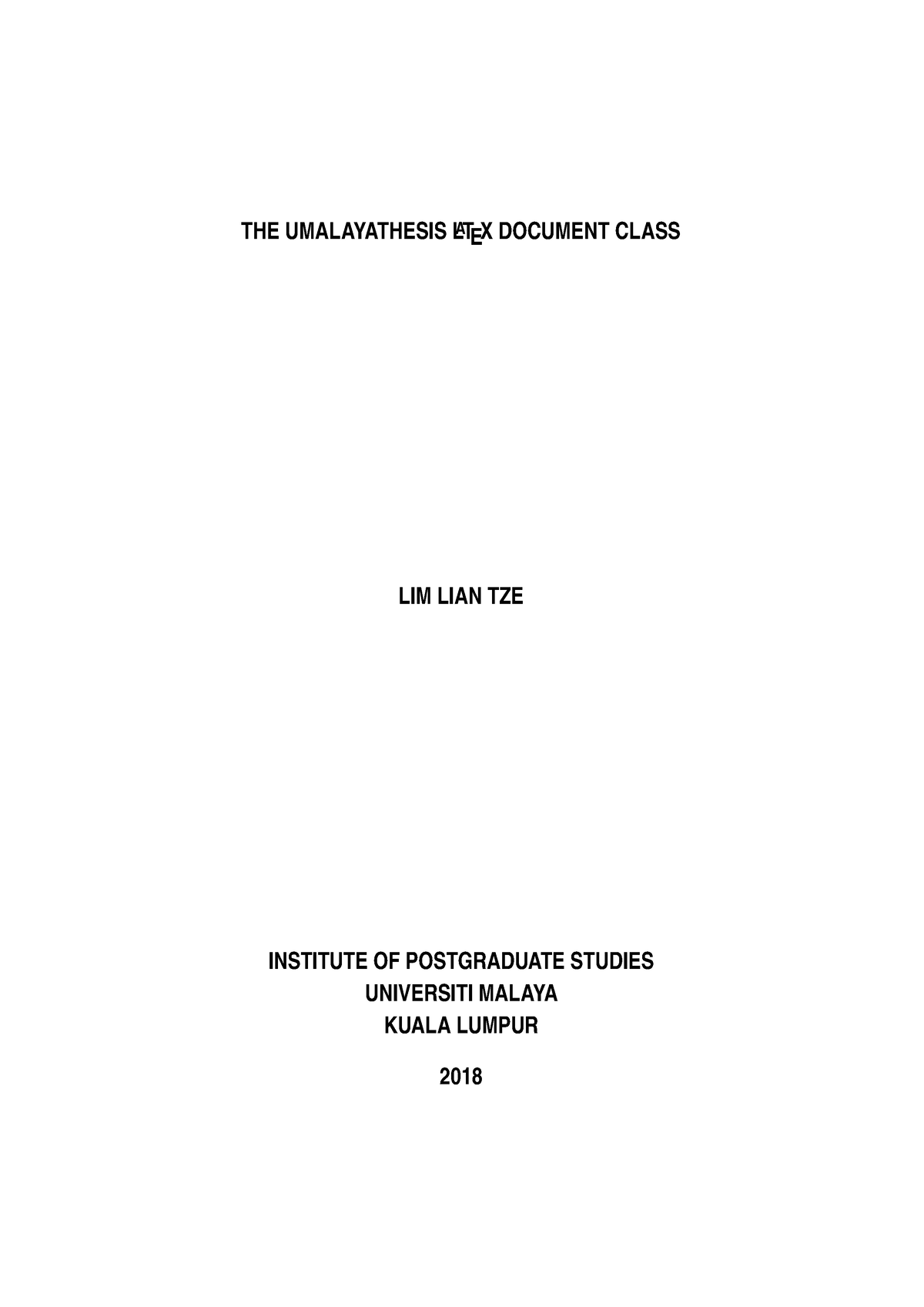 university of malaya phd thesis