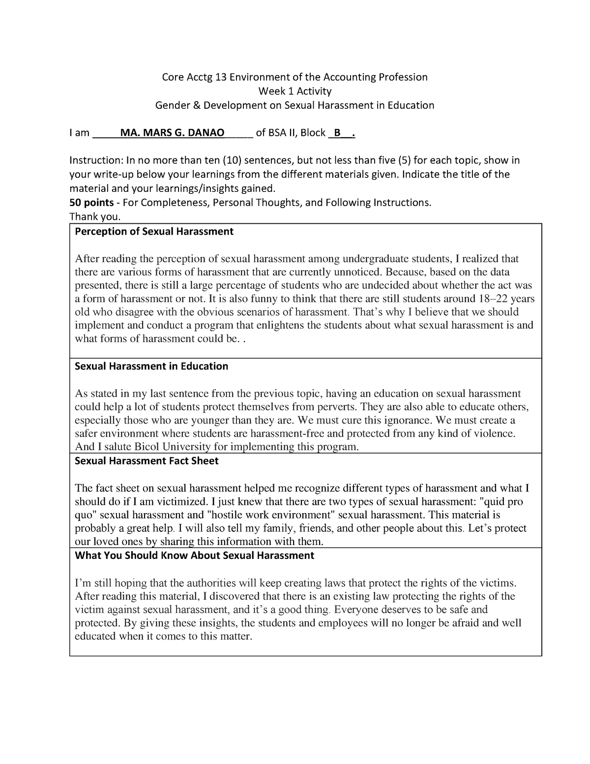 Danao 2B Week1Activity - Core Acctg 13 Environment of the Accounting ...