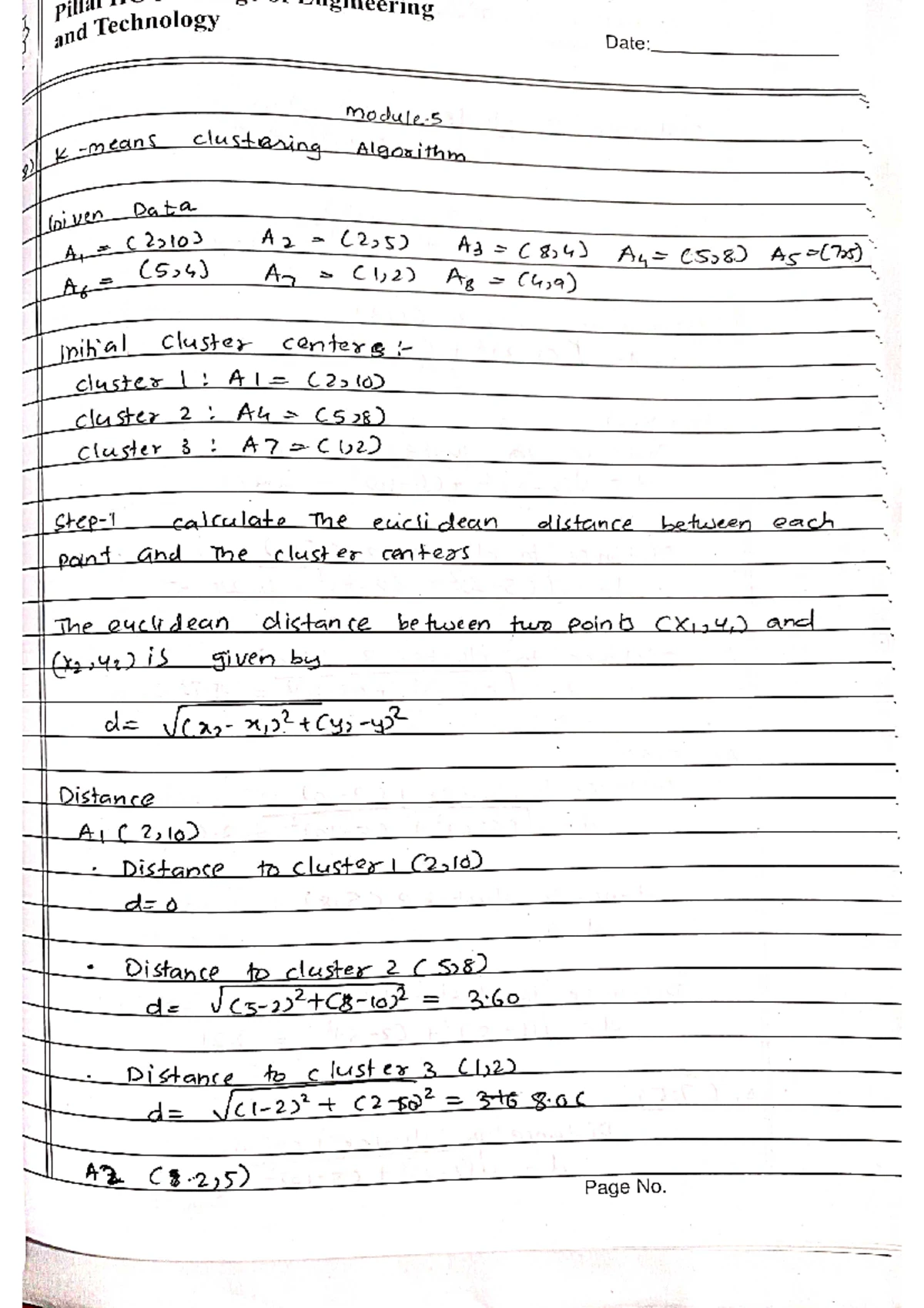 ML Module-3,5,6 QBank ans by RBA - MODULE 3 Pillai HOC College of ...
