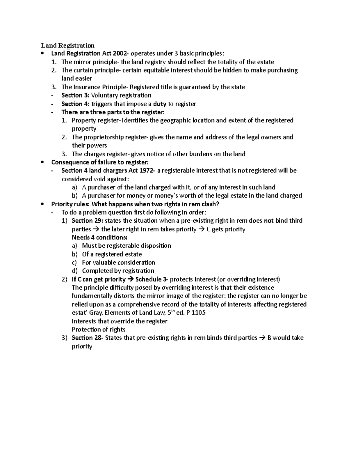 Land Registration Act 2002 Land Registration Land Registration Act