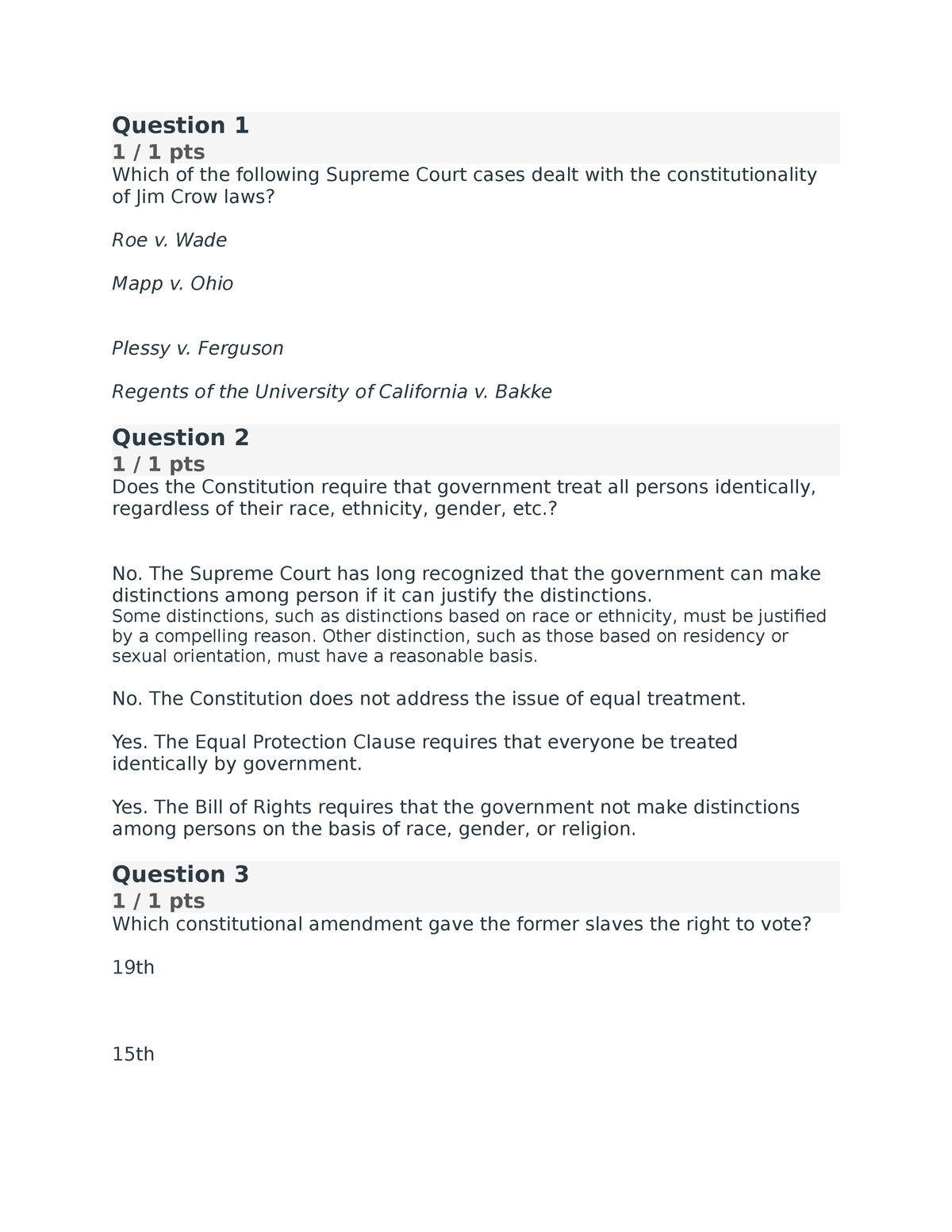 supreme court case study 5 quizlet