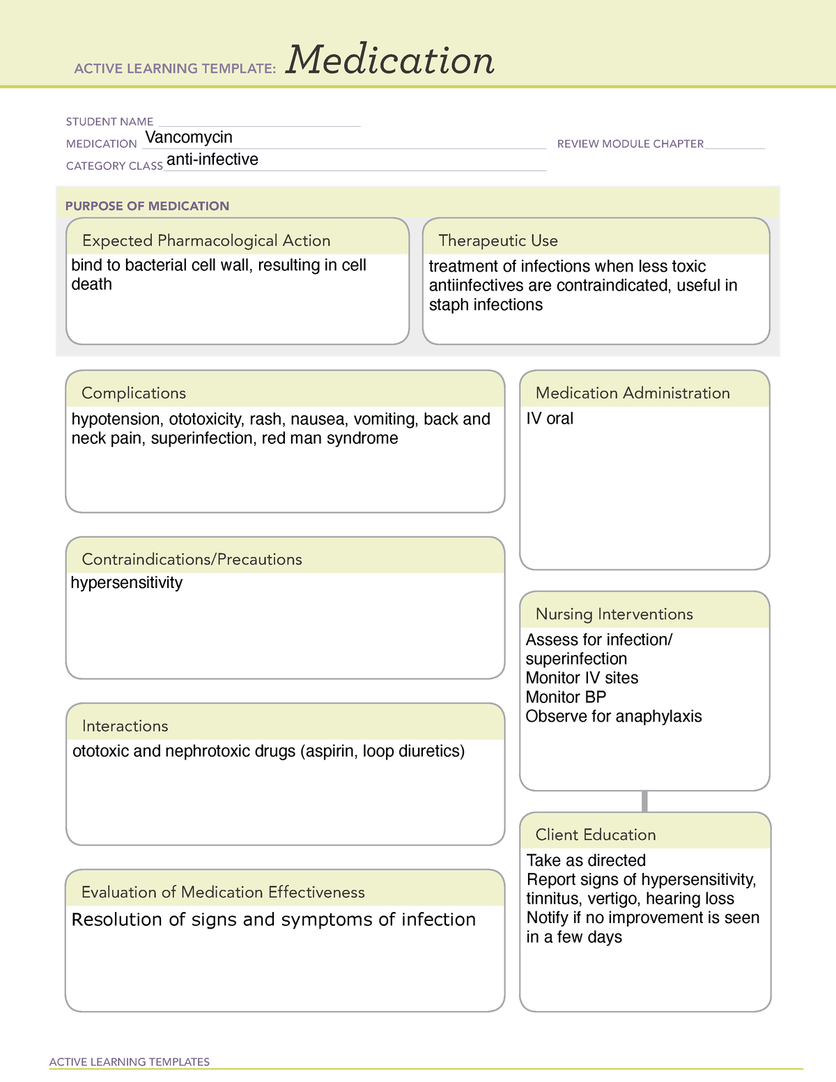 Active learning Template med ACTIVE LEARNING TEMPLATES