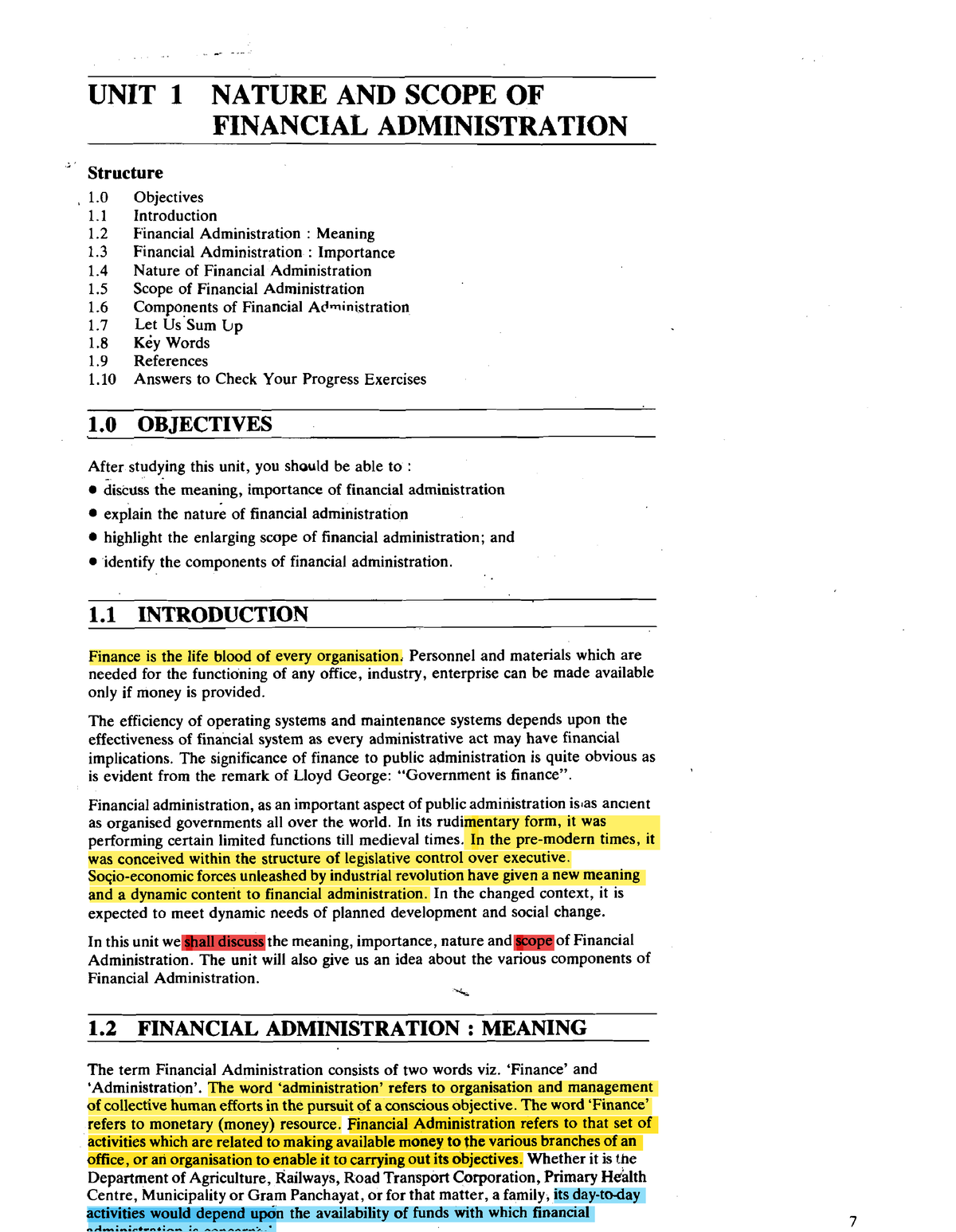 1. Eje 1 - Lectura 1 - Nature And Scope Of Financial Administration ...