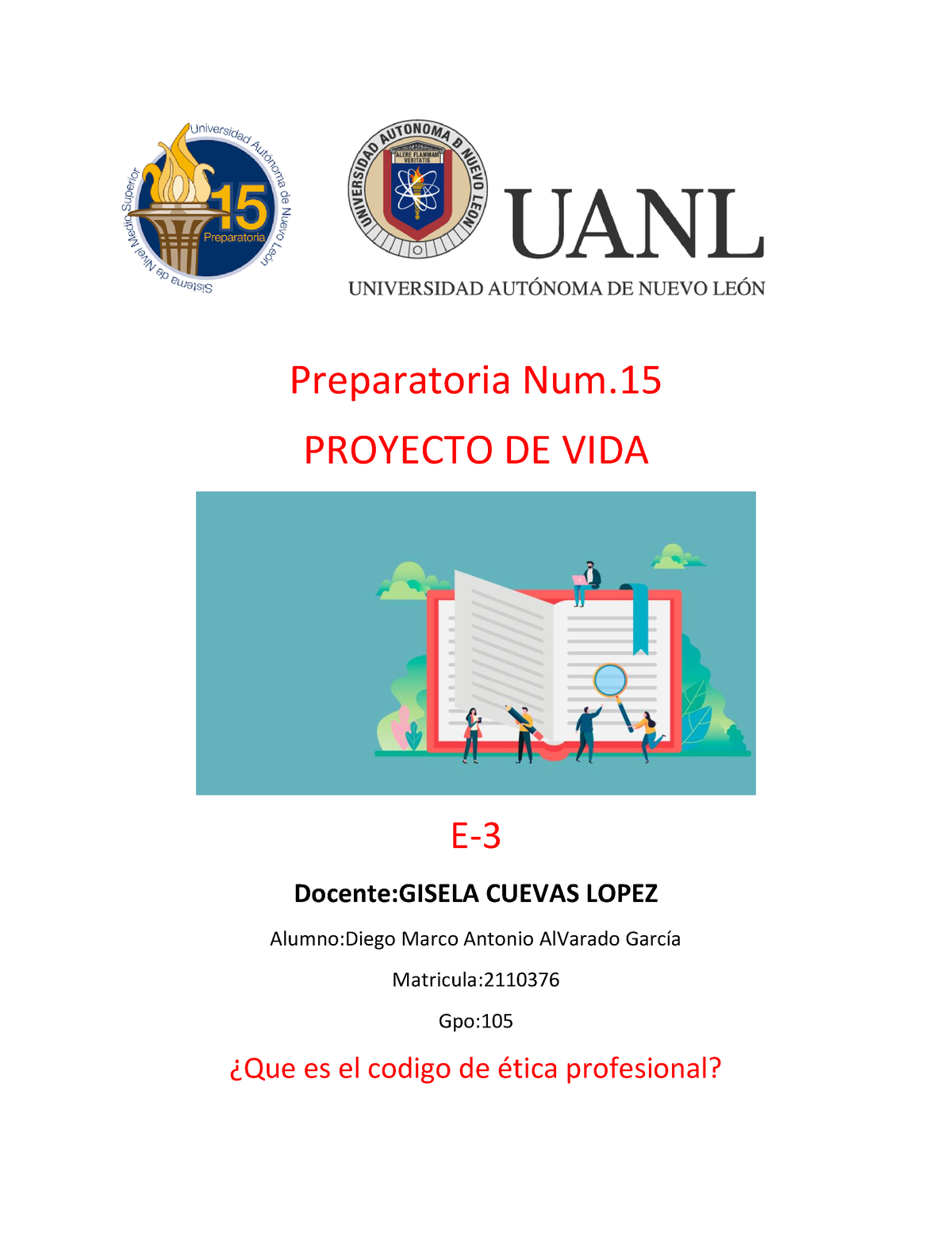 Dmaag EV1 Proyectode Vida - Preparatoria Num. PROYECTO DE VIDA E ...