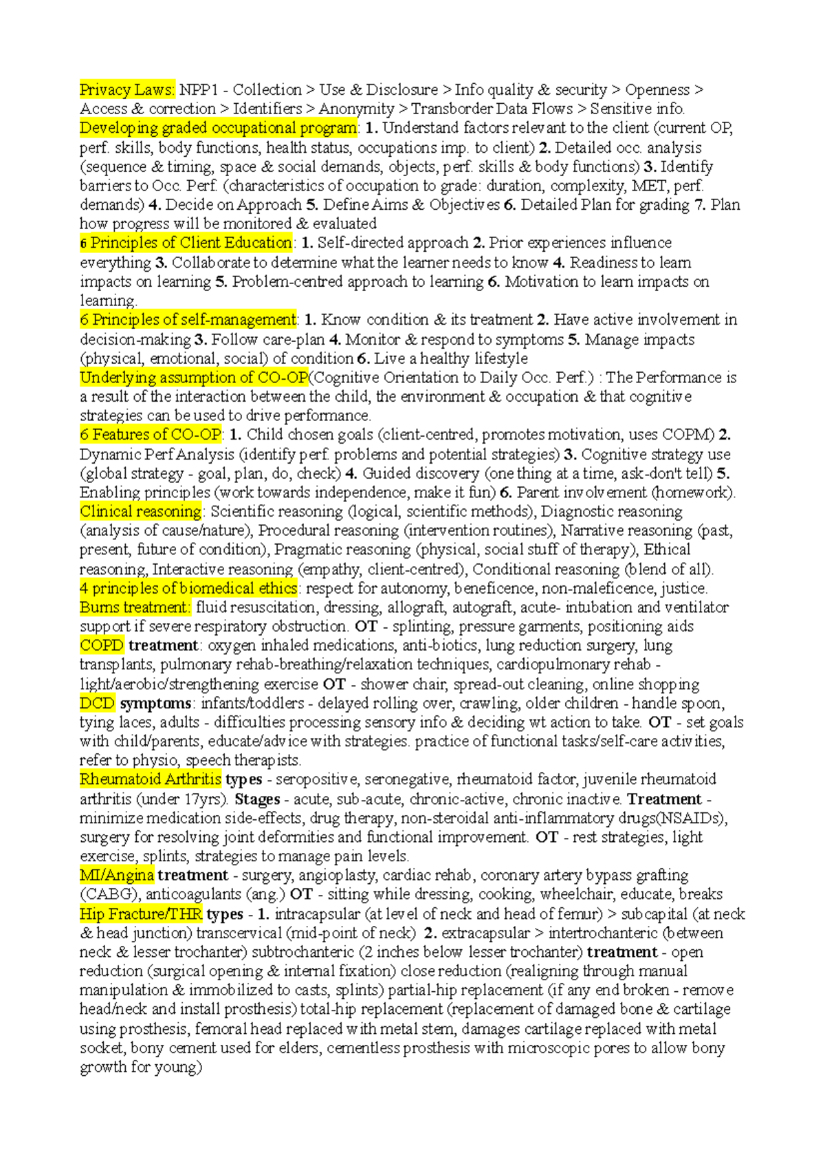Notes for written test - Privacy Laws: NPP1 Collection Use Disclosure ...