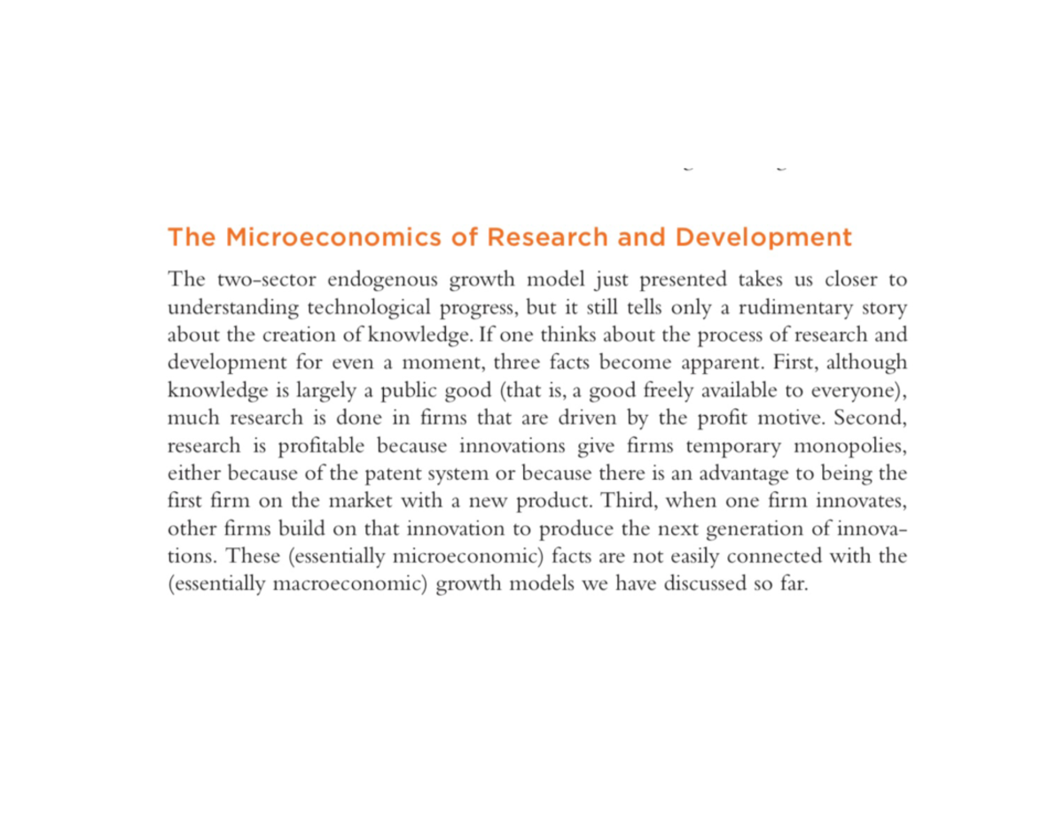 micro economics research paper ideas