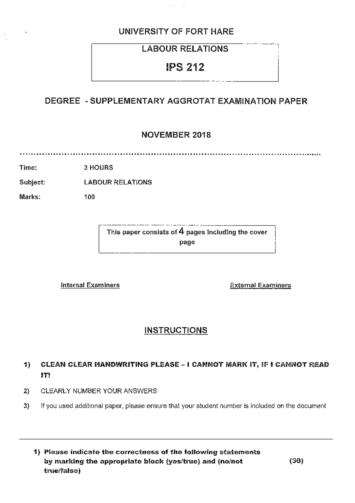IPS212 - HRM 216 TUTORIAL WORK - Studocu