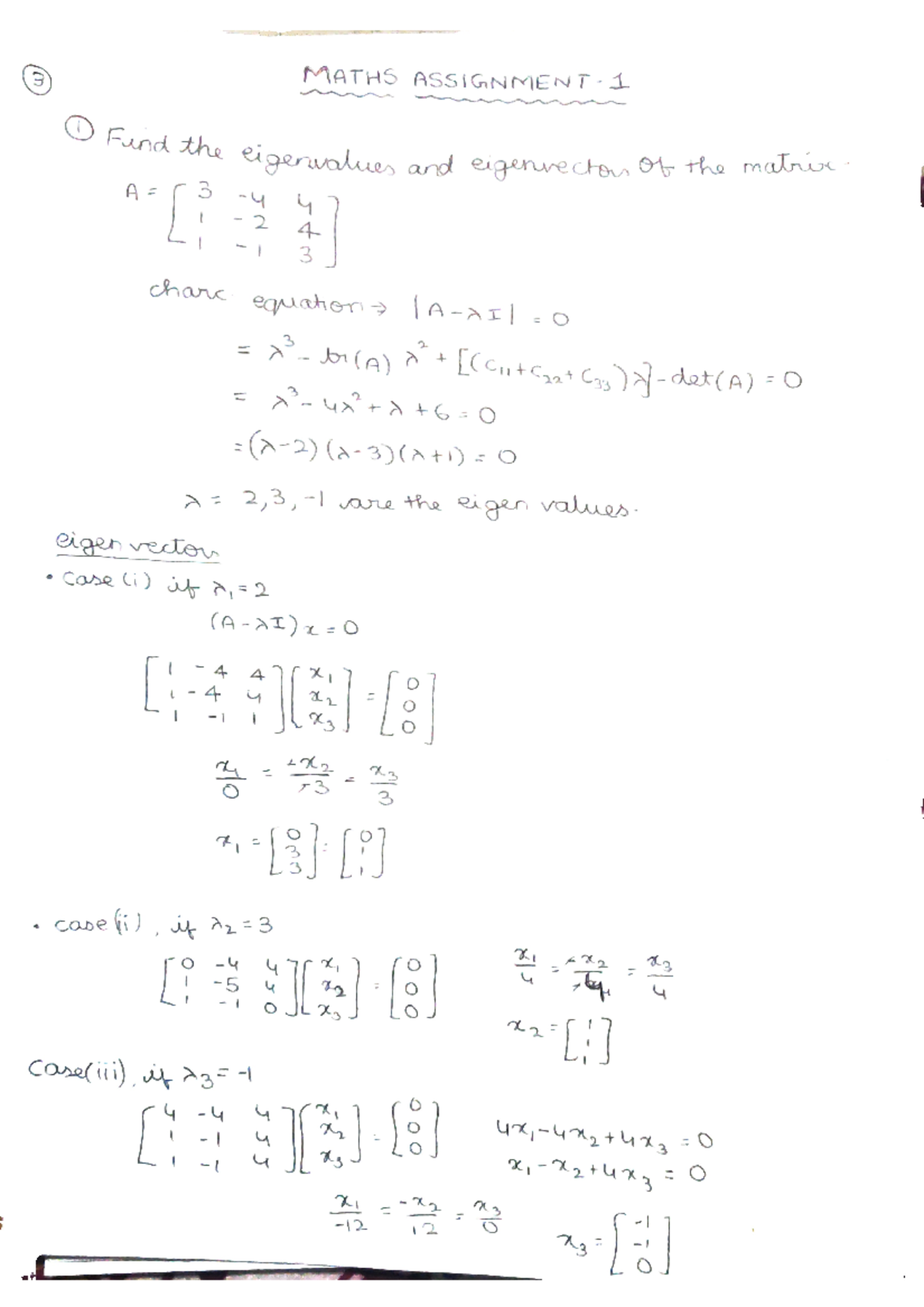 Maths Assignments 1unit 1 220430 213343 Calculus And Linear Algebra Maths Assignments 1unit 1 220430 213343 Calculus And Linear Algebra