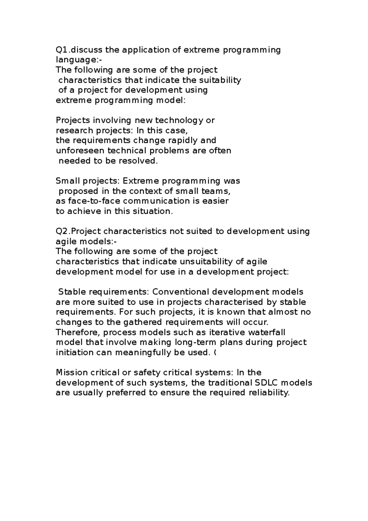 Se2 - SDLC model(extreme programming model) applications in software ...