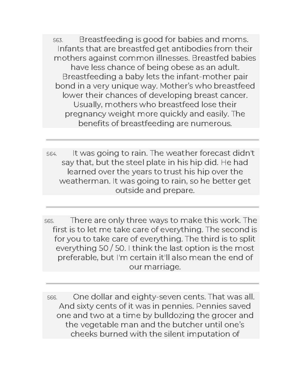 The importance of proper169 Breastfeeding is good for babies and