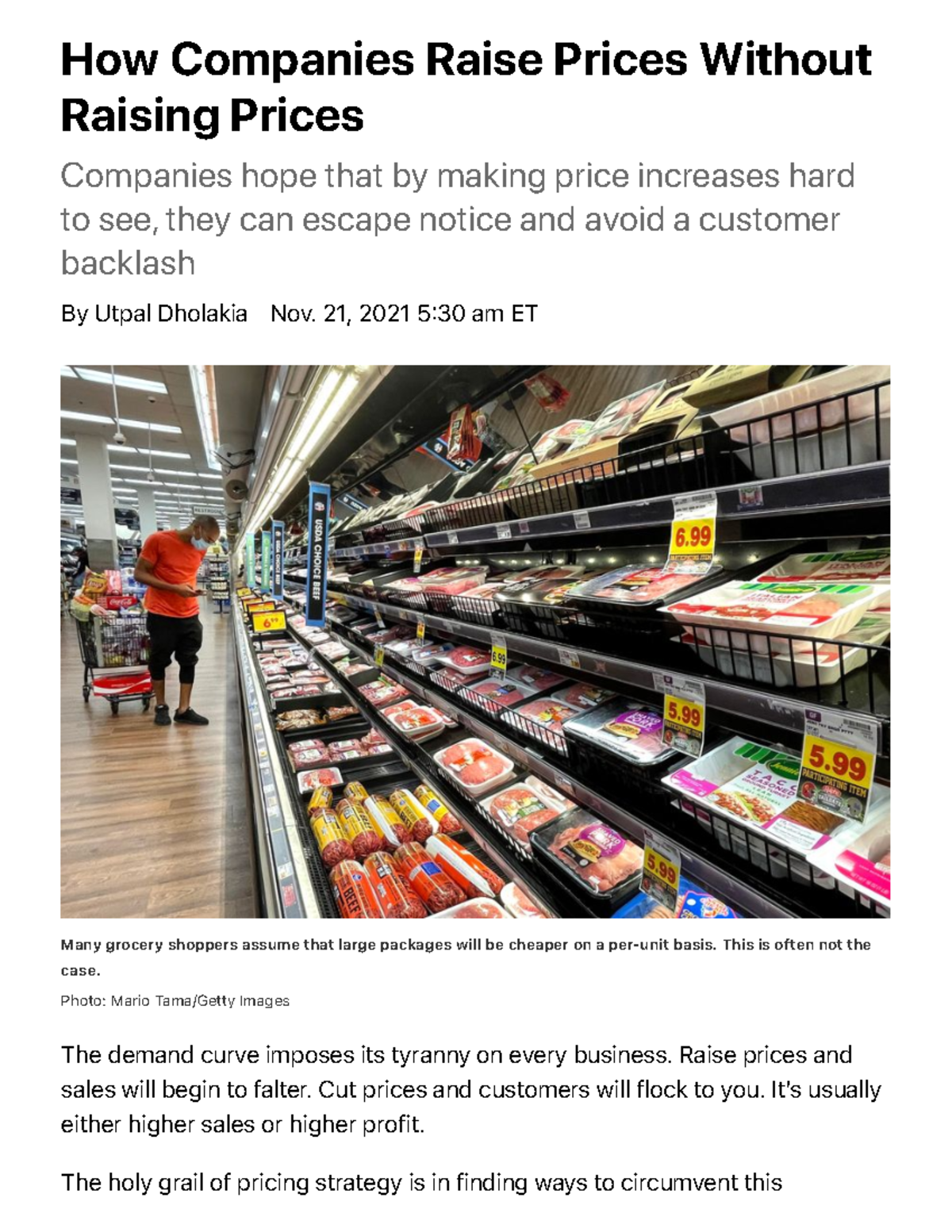 How Companies Raise Prices Without Raising Prices - WSJ - How Companies ...