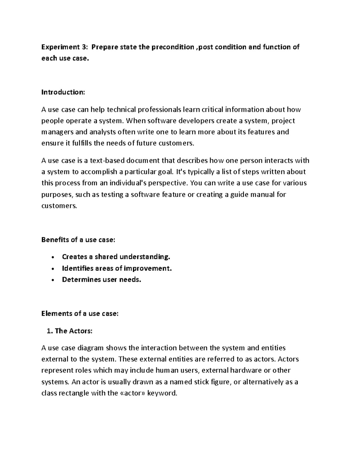 Practical 3 AI dayashankar sharma - Experiment 3: Prepare state the ...