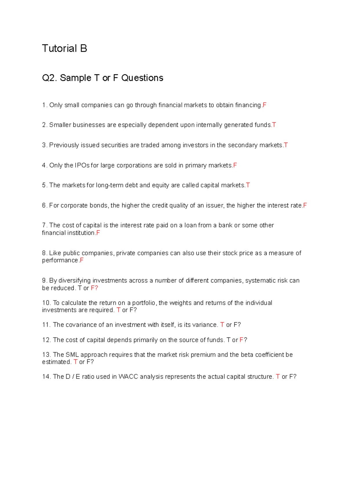 Lecture 12 Revision Tutorial B Questions V2 Acct1000 Studocu Lecture 12 Revision Tutorial B Questions V2 Acct1000 Studocu