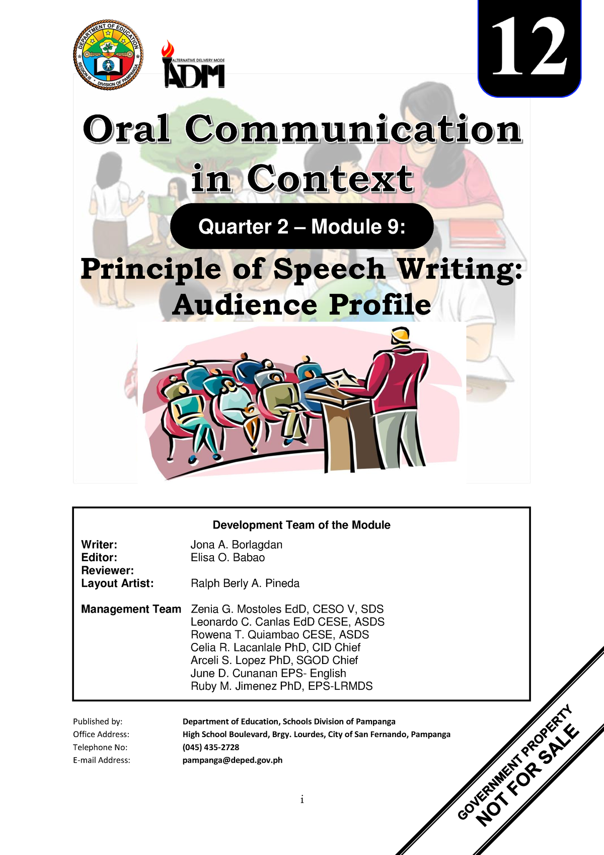 principles of speech writing audience profile