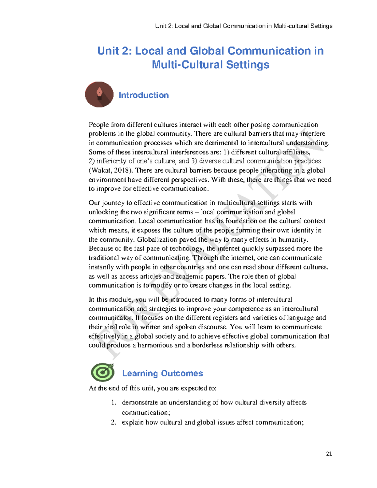 Purposive Comm 5 UNIT 2 - Purpose Communication Unit 2 - Unit 2: Local ...