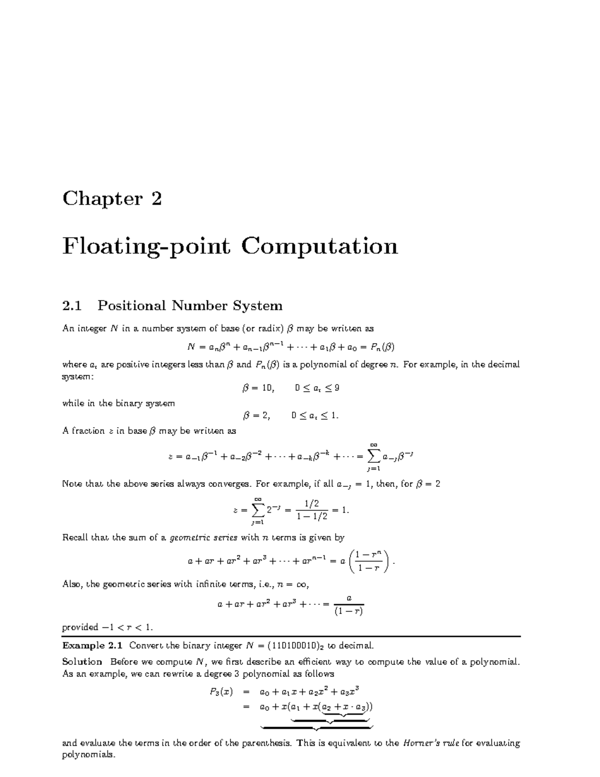 chapter-2-cs314-efkejfpajfpejp-chapter-2-floating-point-computation