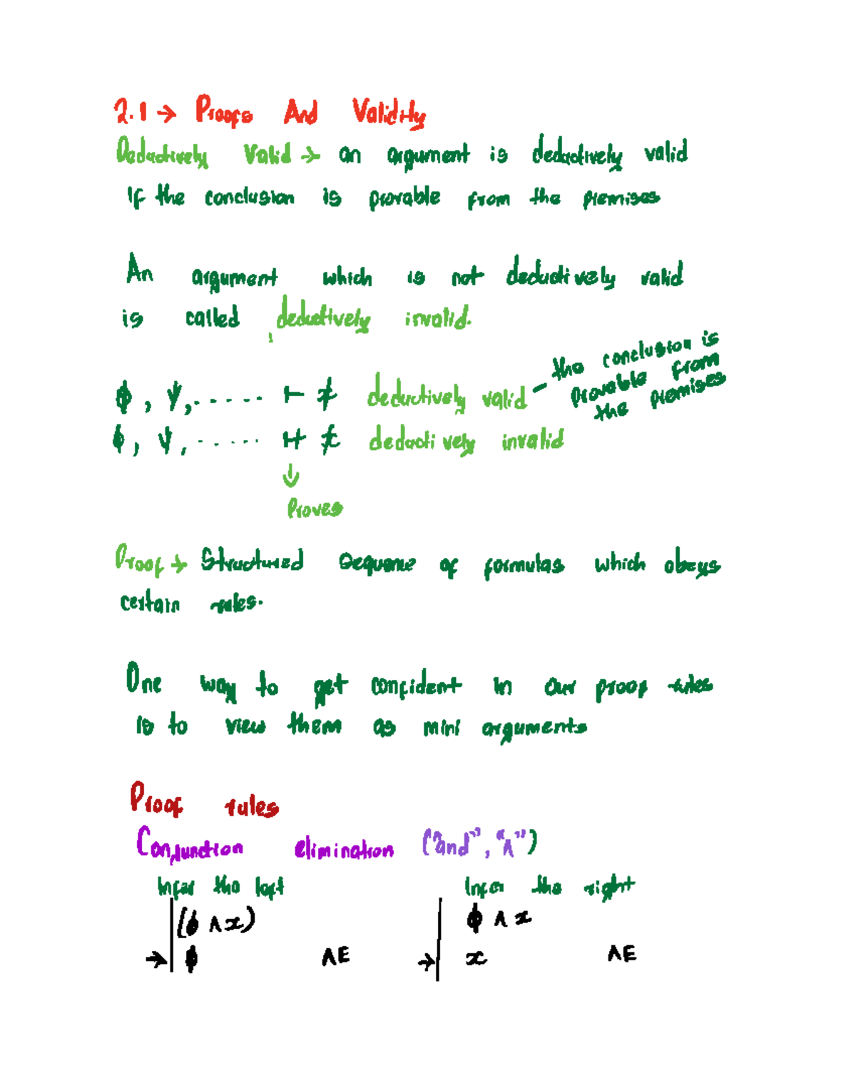 Sentential Logic Part Two - 2 17 Proops And Validity Deductively Valid ...