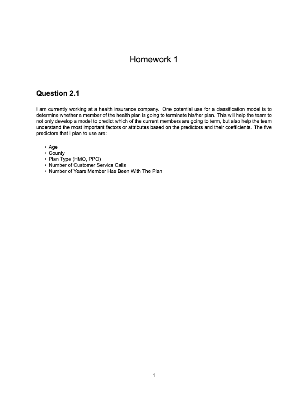 ISYE 6501 Homework 1 - ISYE 6501 - Studocu