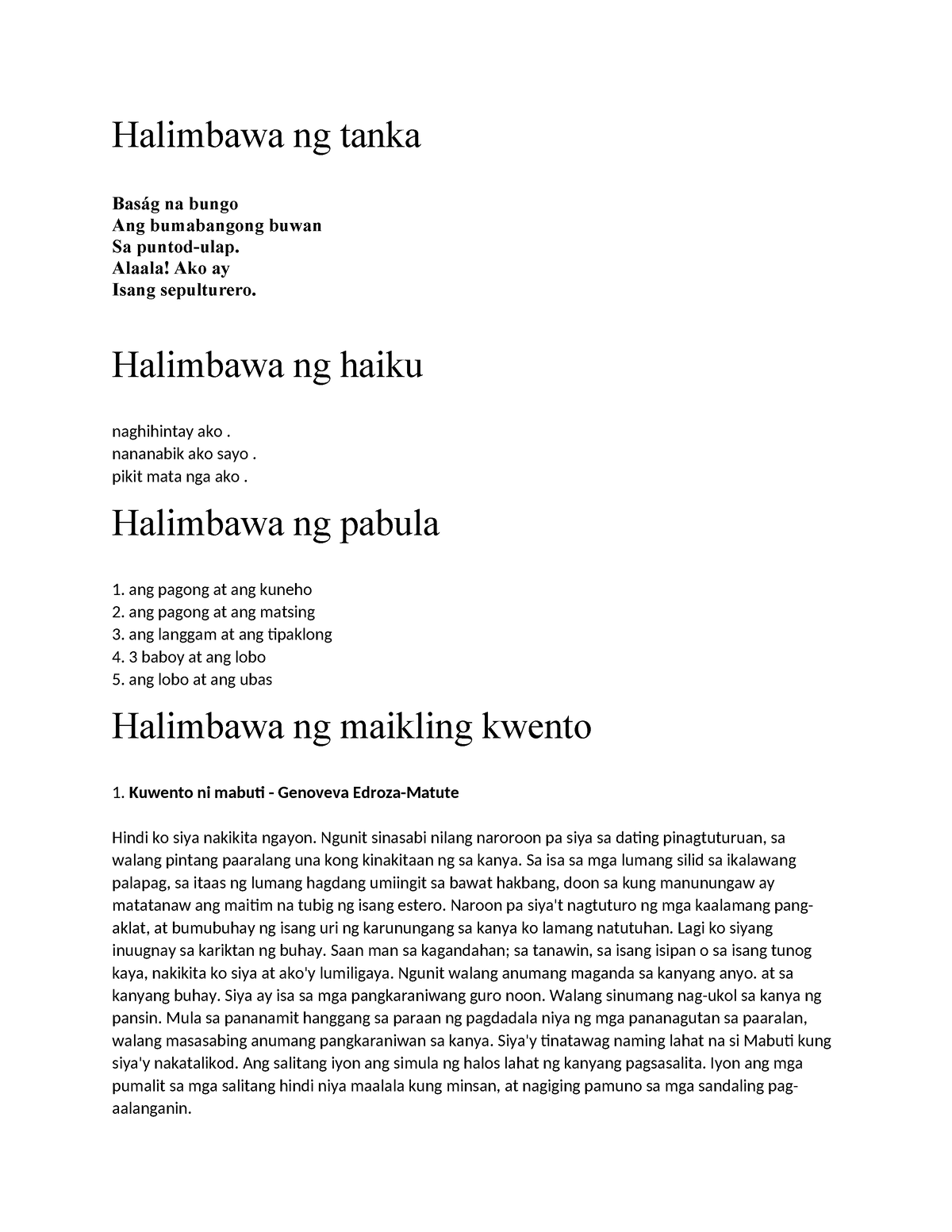 323306150 Halimbawa Ng Tanka Docx - Halimbawa Ng Tanka Baság Na Bungo ...