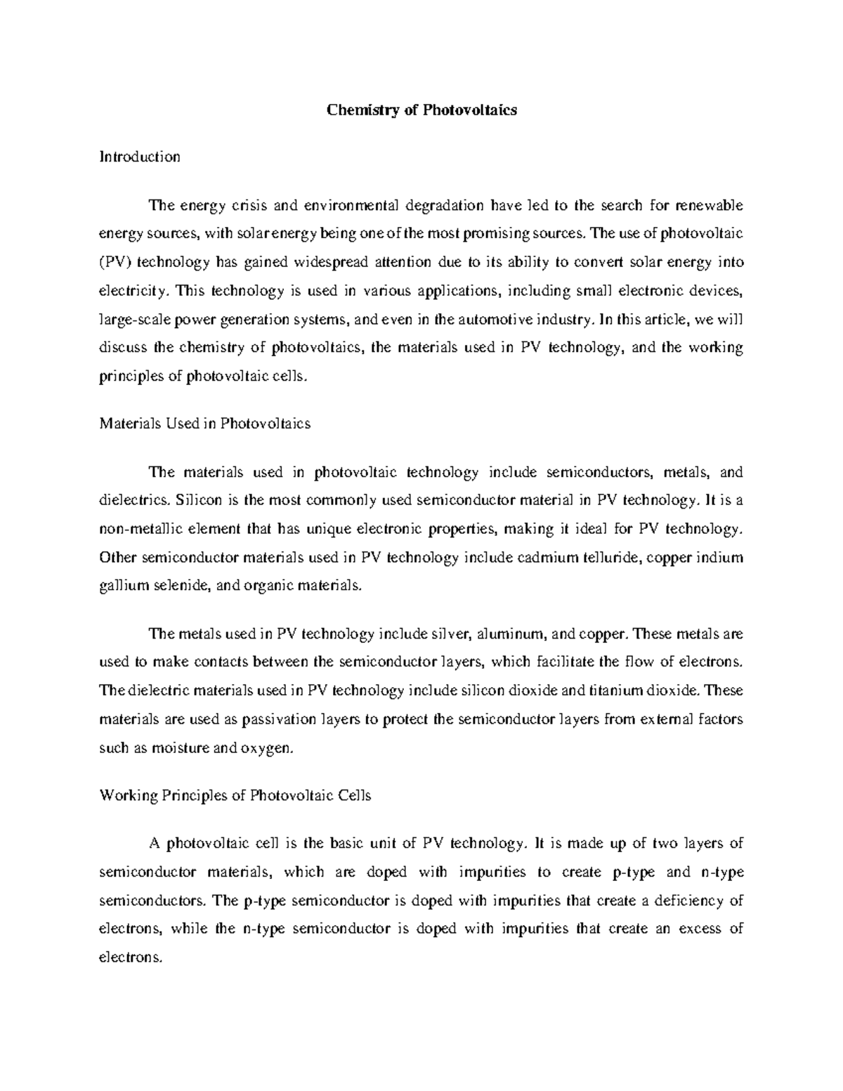 chemistry-of-photovoltaics-chemistry-of-photovoltaics-introduction