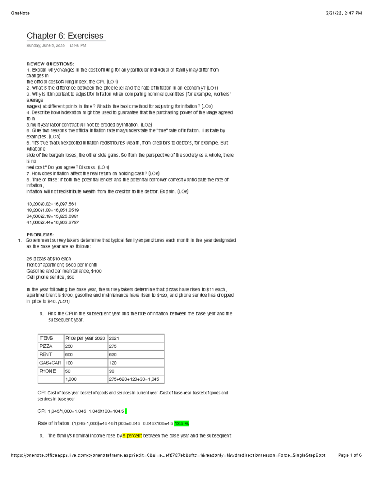 Chapter 6 Exercises - - Studocu