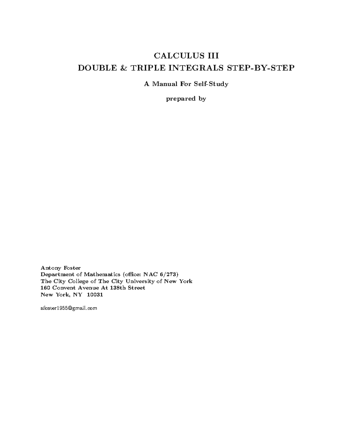 Conquering Triple Integrals: Step By Step Solutions - thcc97w