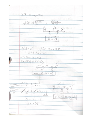 Math 111 Ex3 Review - MATH 111 Exam III Review The Following Are Review ...