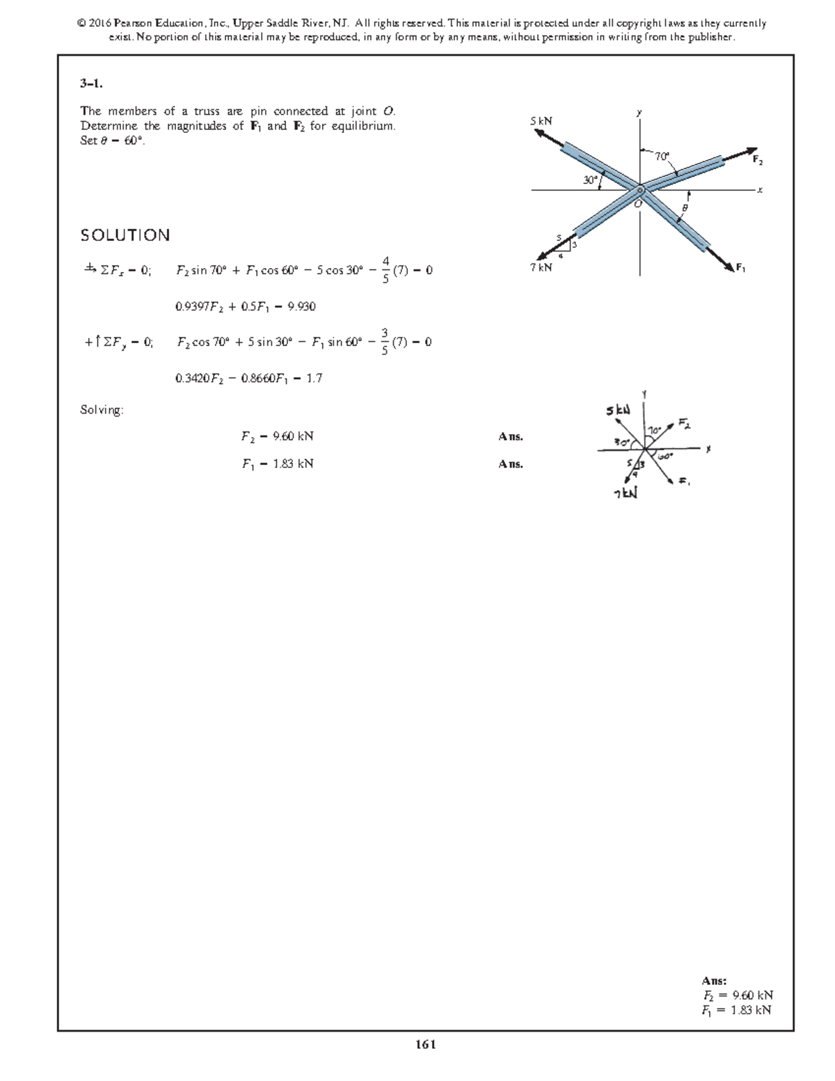 Chapter 3 - Solution manual - exist. No portion of this material may be ...