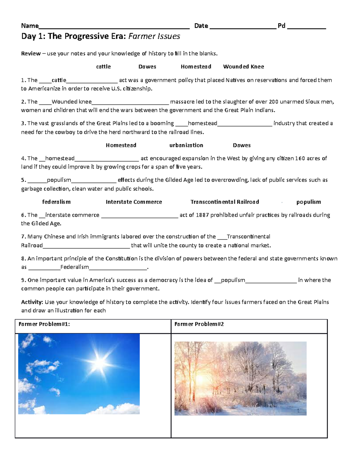 Day+1+Farmers+Issues - Name ...