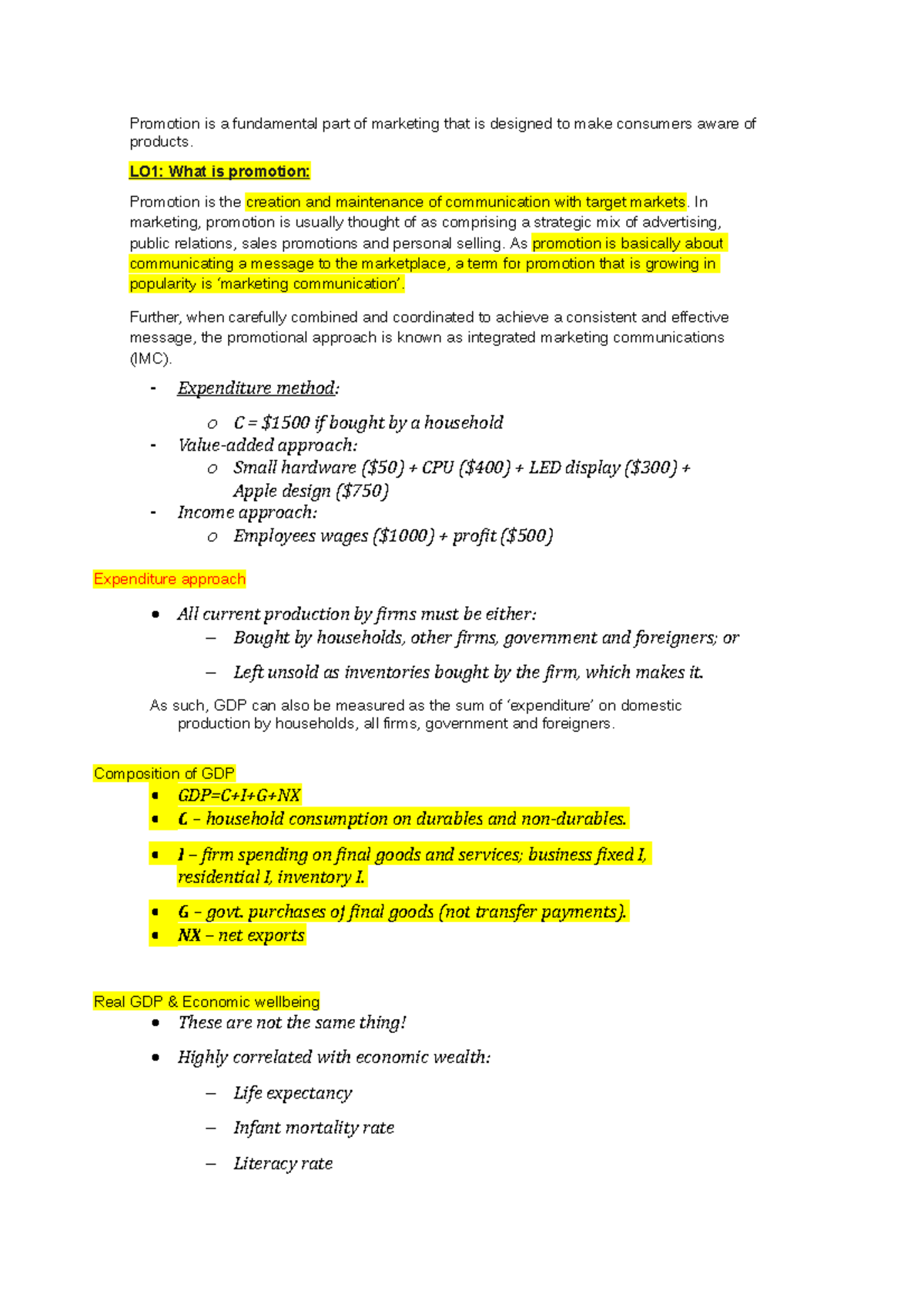 8 - Lecture notes 8 - Promotion is a fundamental part of marketing that ...