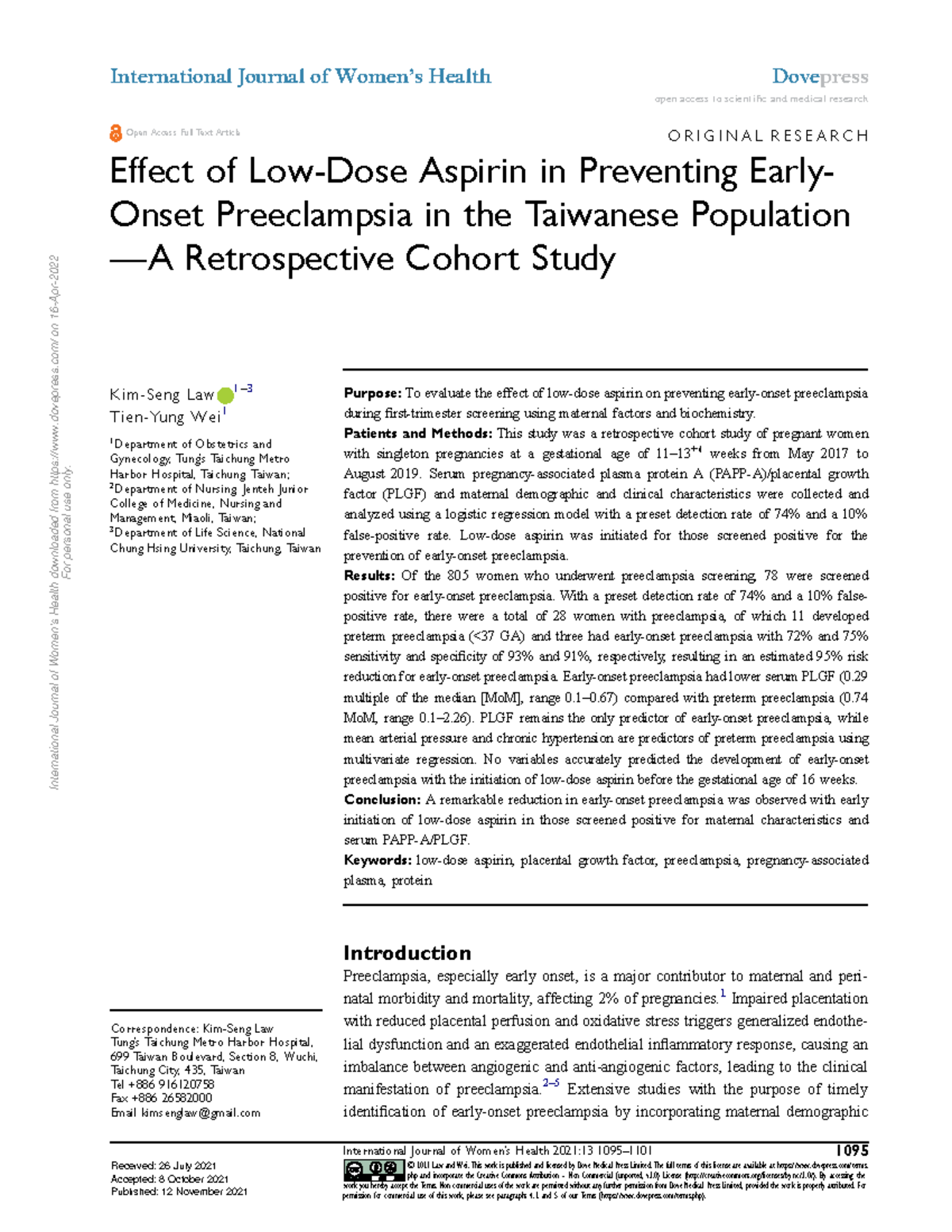 effect-of-low-dose-aspirin-in-preventing-early-onset-preeclampsia