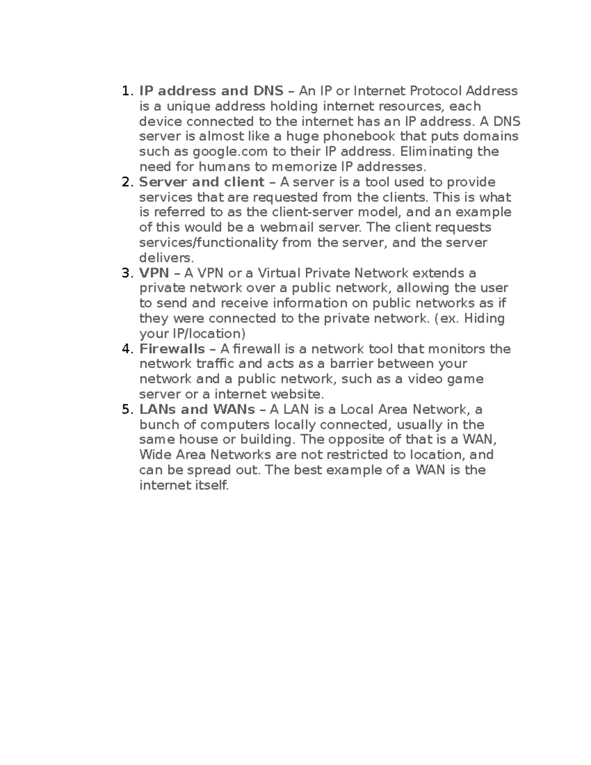 Network Config Model - Lecture notes 1 - IP address and DNS – An IP or ...