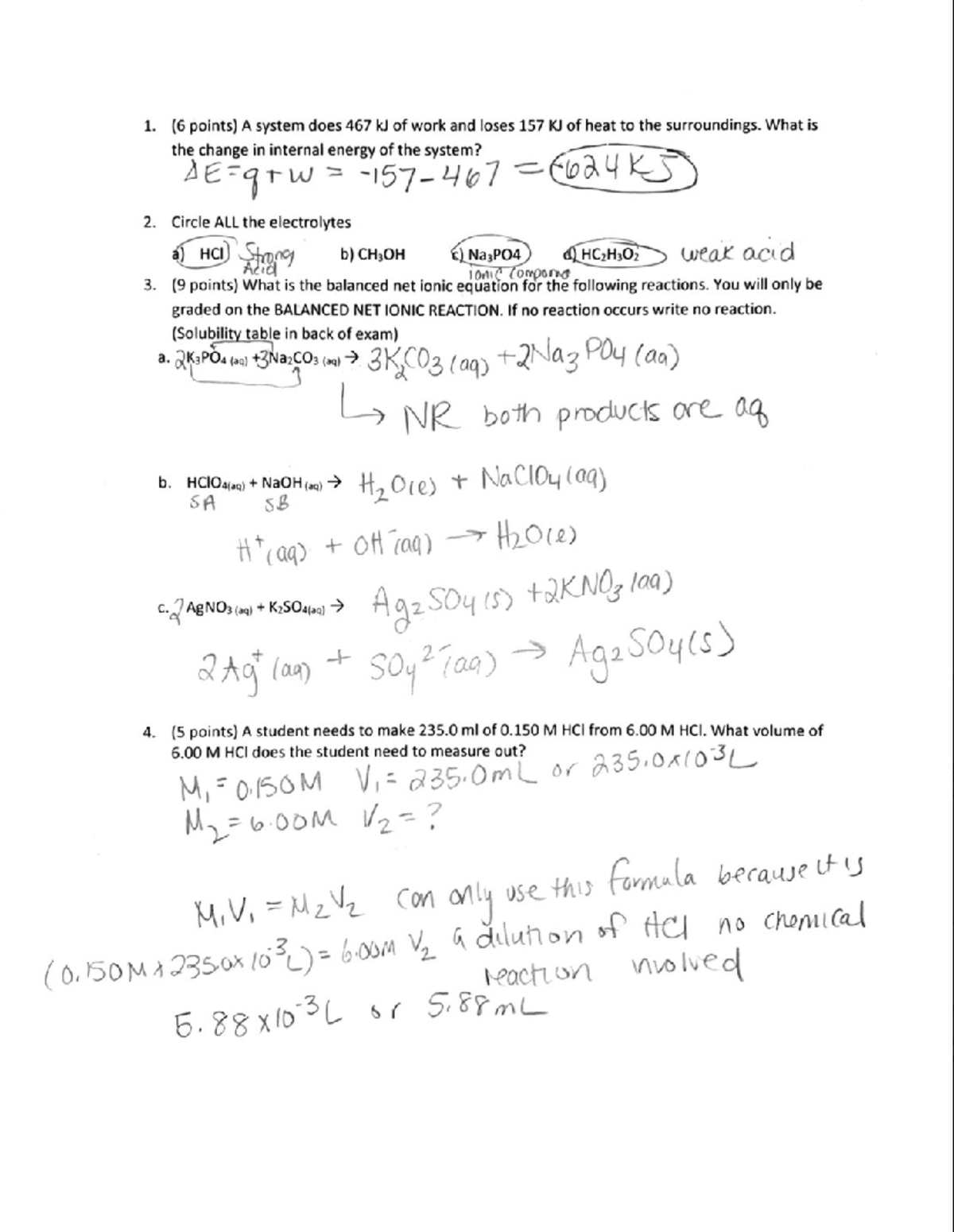 Exam2 Practice 2022 Key - CHEM 120 - Studocu