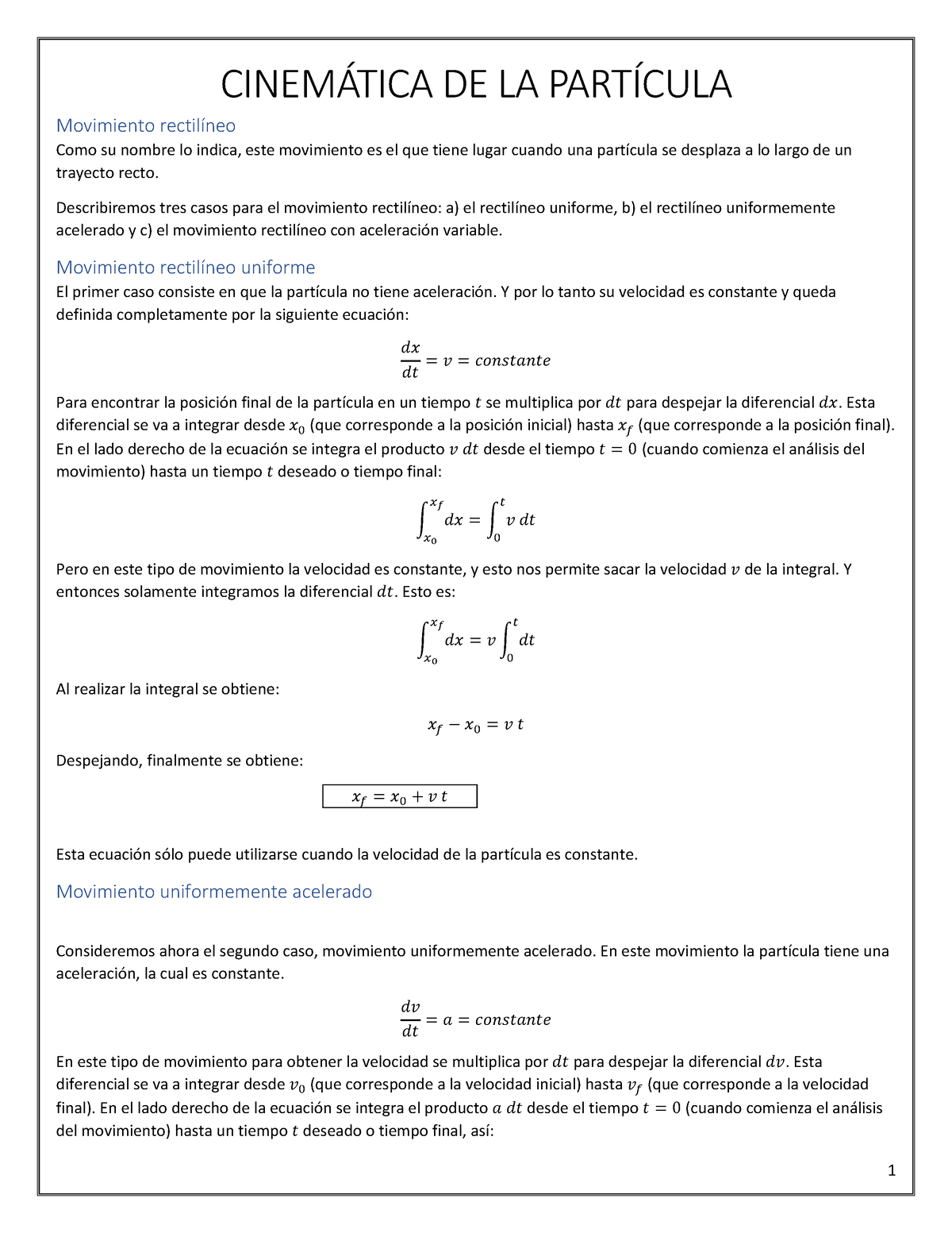 movimiento-rectilineo-cinetica-cinem-tica-de-la-part-cula-movimiento