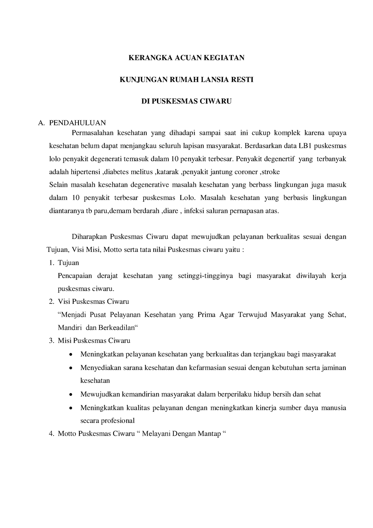 Anengsih-KAK- Kunjungan- Rumah- Lansia- Resti-2023 - PDF - KERANGKA ...