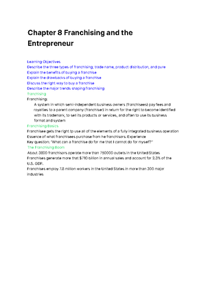 Mana 3325 Reading Chapter 7 Buying an Exisiting Business - Chapter 7 ...
