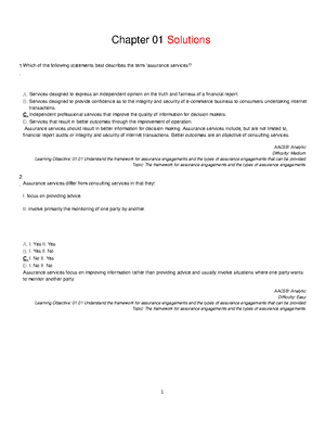 Chapter 10 Case study - Substantive testing and balance sheet accounts ...