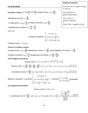 Dynamics Lecture 2 - Rectilinear Kinematics: Continuous Motion ...