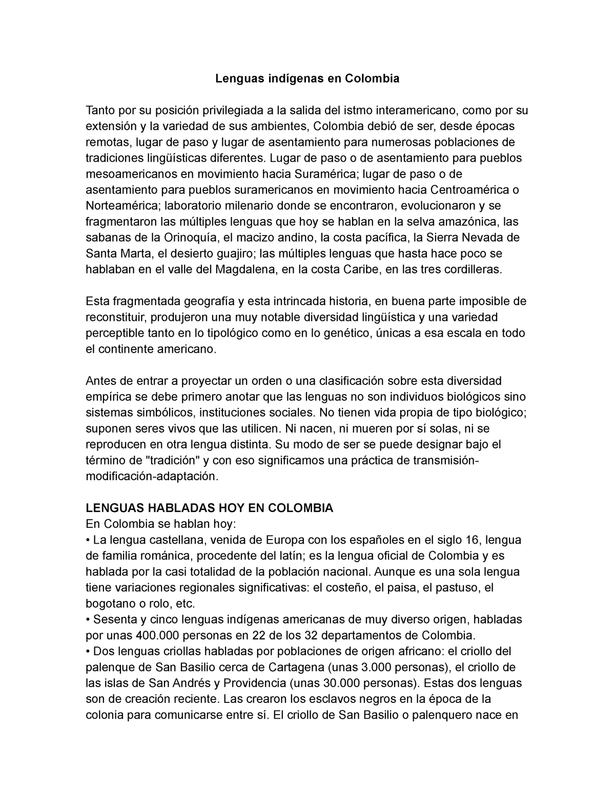 745 Lenguas Indigenas De Colombia - Lenguas Indígenas En Colombia Tanto ...