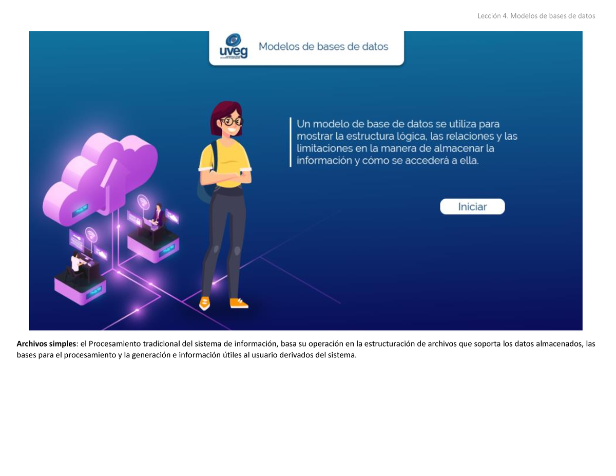 Lección 4. Modelos De Bases De Datos - Archivos Simples: El ...