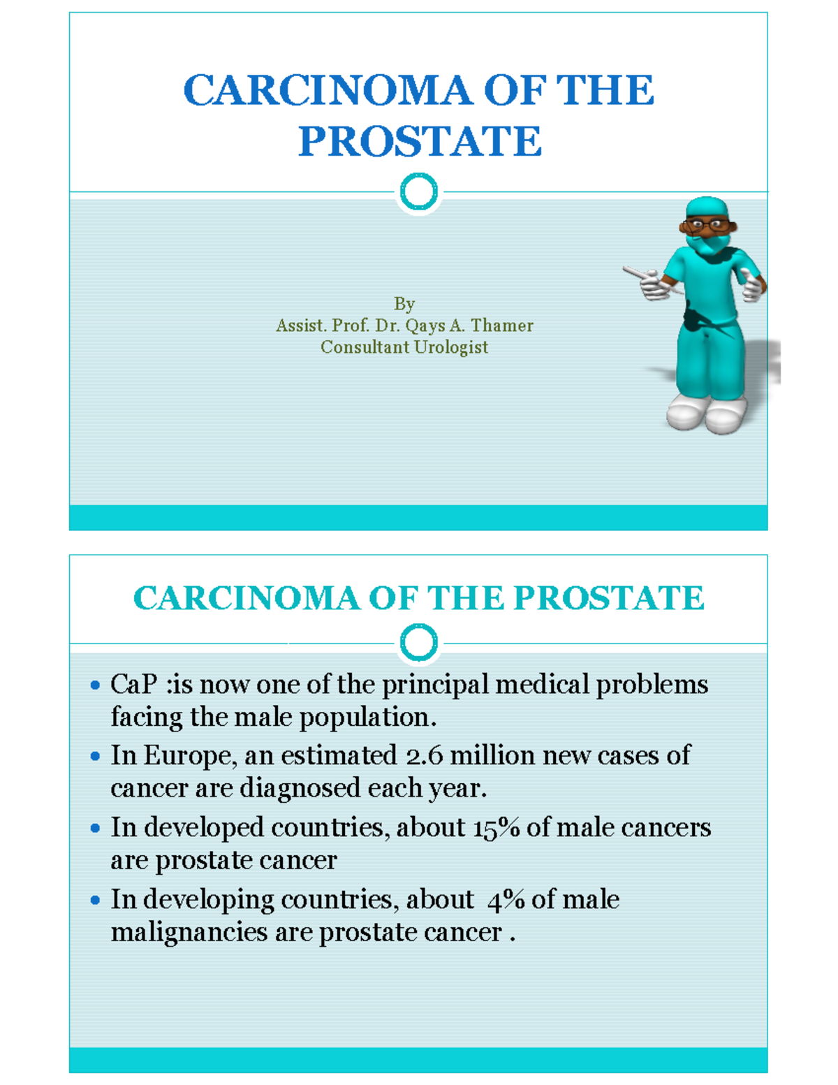 prostate cancer doctoral thesis