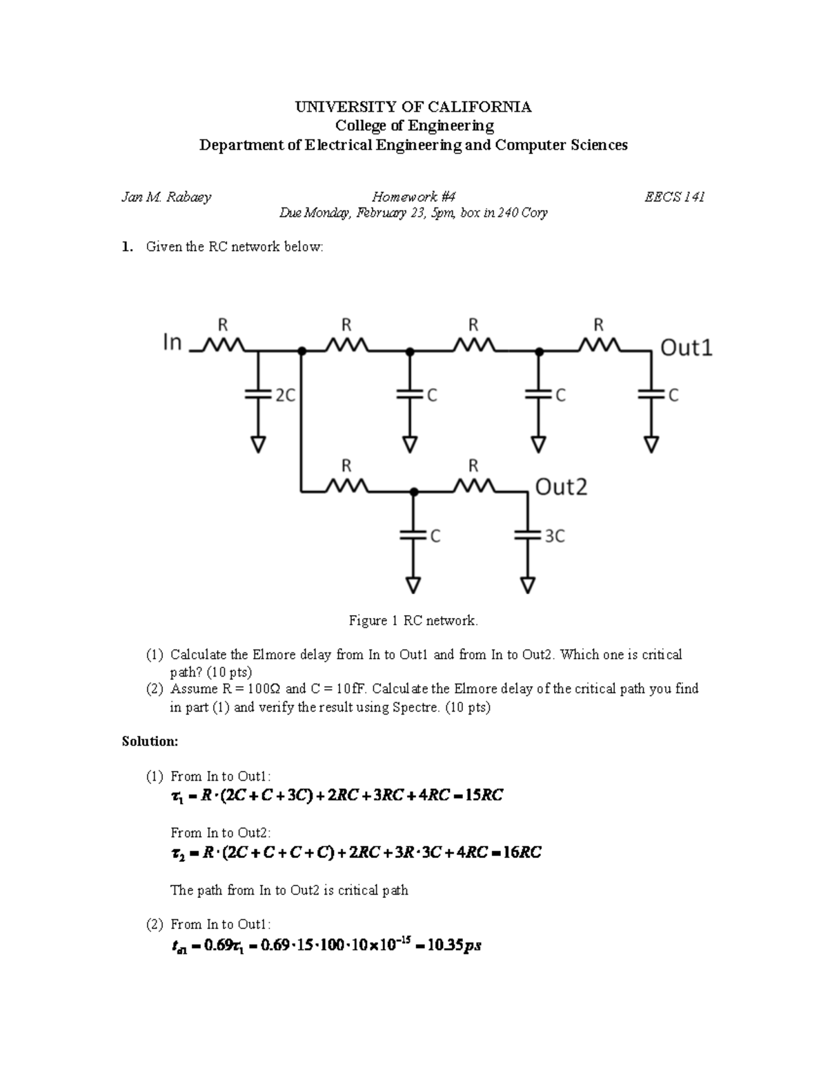 Eetop digital integrated circuit UNIVERSITY OF CALIFORNIA College of Engineering Department