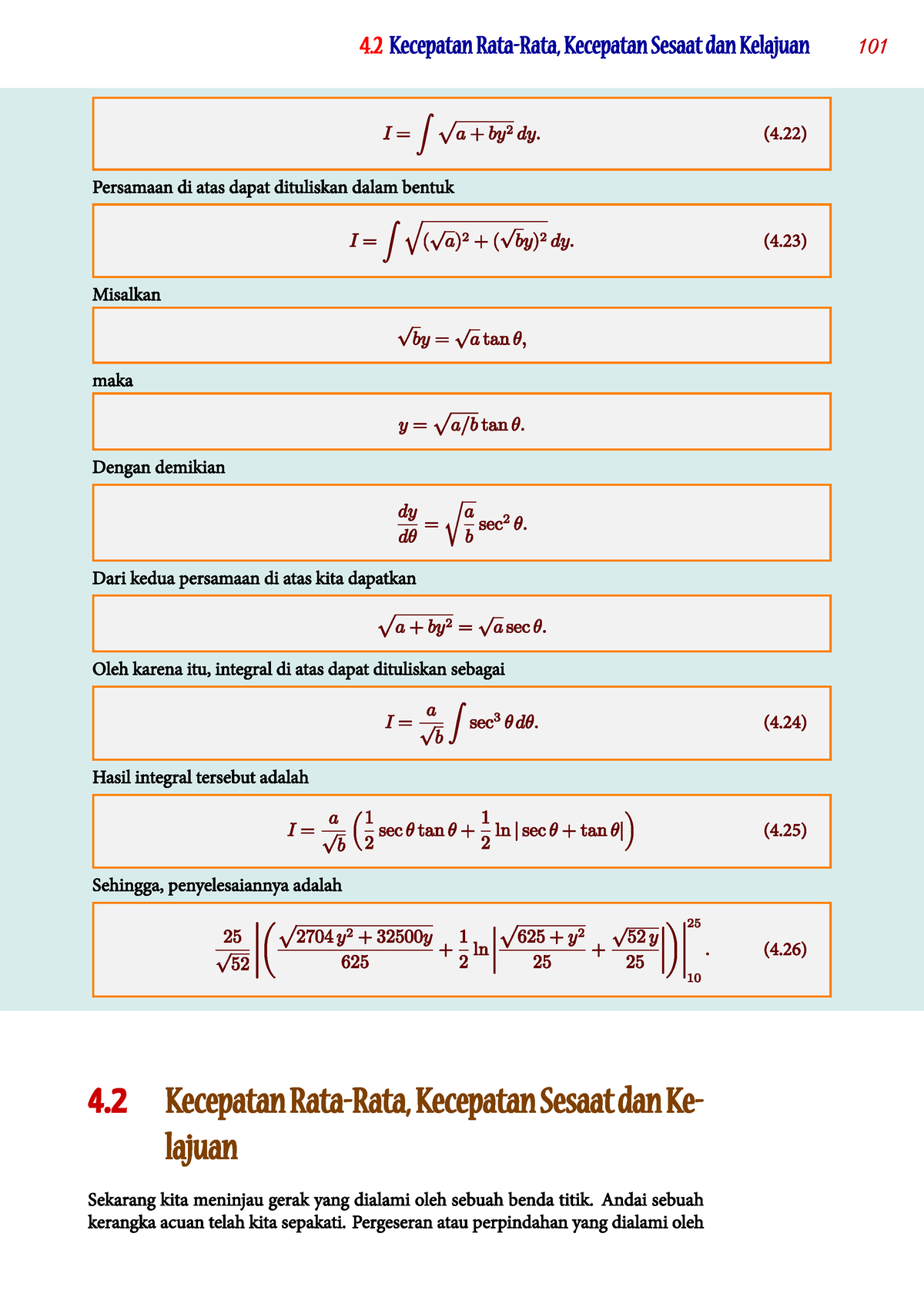 Fisika Dasar Mekanika-21 - 4. 2 Kecepatan Rata-Rata, Kecepatan Sesaat ...